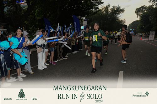 Race photo from Mangkunegaran Run 2024