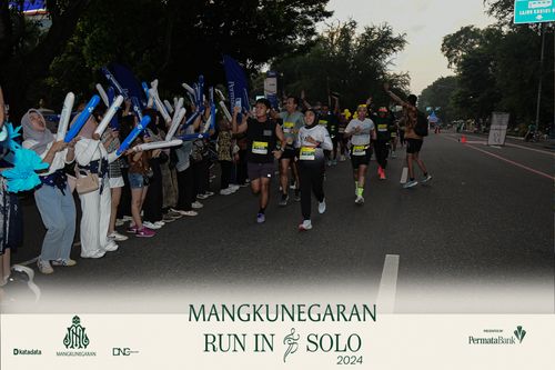 Race photo from Mangkunegaran Run 2024