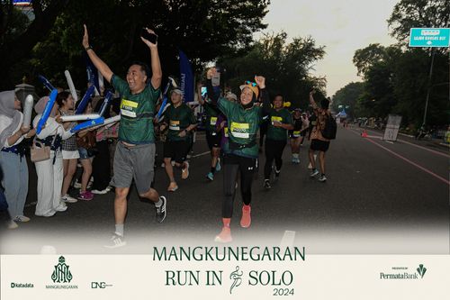 Race photo from Mangkunegaran Run 2024