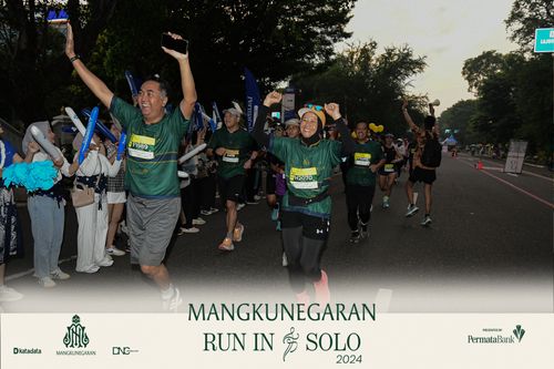 Race photo from Mangkunegaran Run 2024