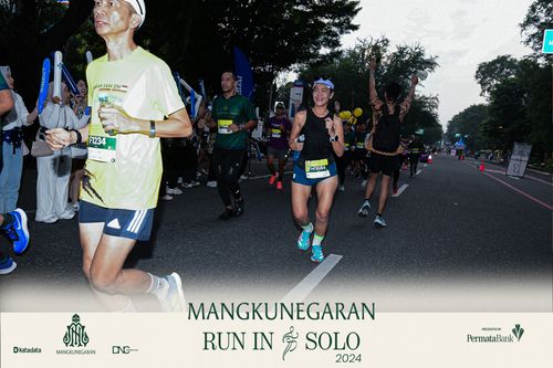 Race photo from Mangkunegaran Run 2024