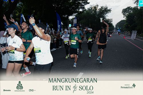 Race photo from Mangkunegaran Run 2024