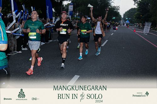 Race photo from Mangkunegaran Run 2024