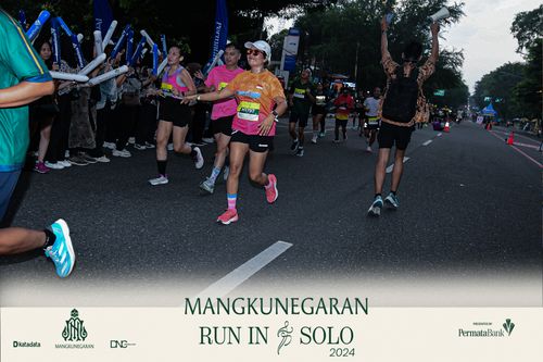 Race photo from Mangkunegaran Run 2024