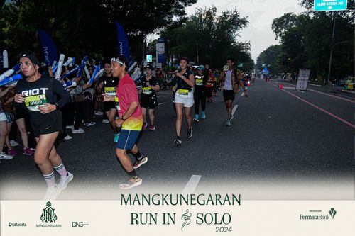 Race photo from Mangkunegaran Run 2024