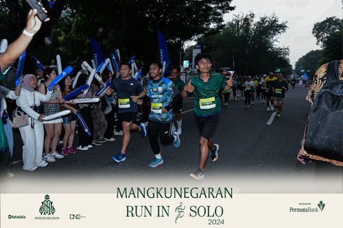 Race photo from Mangkunegaran Run 2024