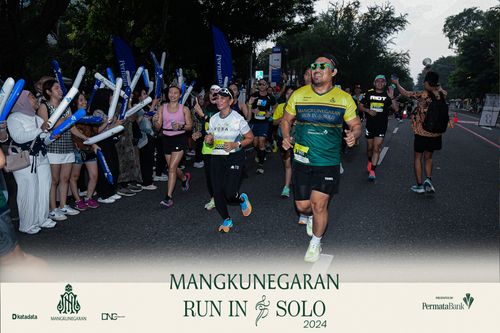 Race photo from Mangkunegaran Run 2024