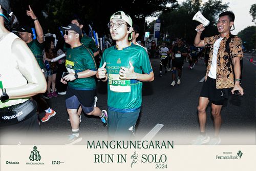 Race photo from Mangkunegaran Run 2024