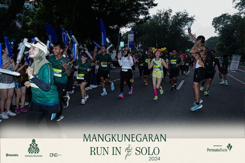 Race photo from Mangkunegaran Run 2024