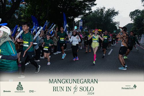 Race photo from Mangkunegaran Run 2024