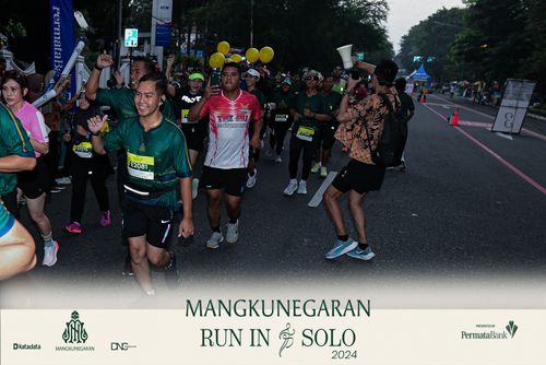 Race photo from Mangkunegaran Run 2024