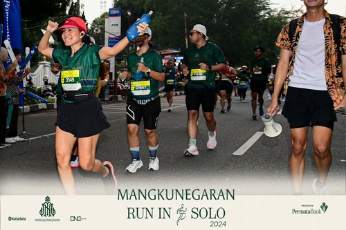 Race photo from Mangkunegaran Run 2024