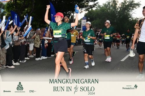Race photo from Mangkunegaran Run 2024