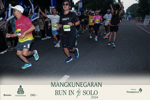 Race photo from Mangkunegaran Run 2024