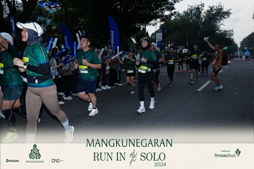 Race photo from Mangkunegaran Run 2024