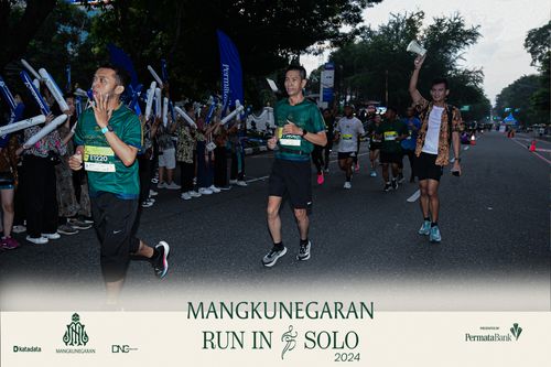 Race photo from Mangkunegaran Run 2024