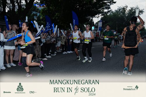 Race photo from Mangkunegaran Run 2024