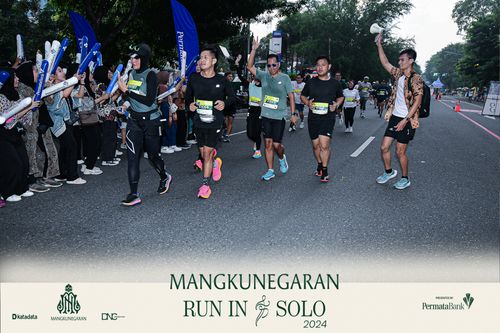 Race photo from Mangkunegaran Run 2024
