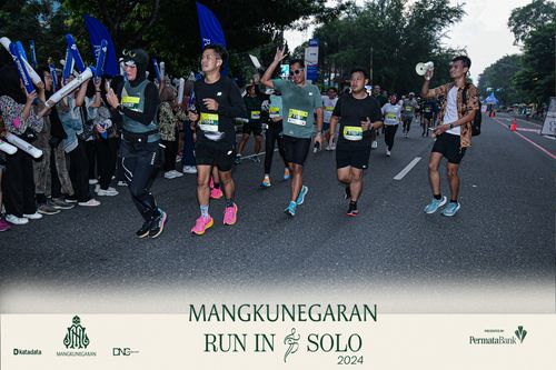 Race photo from Mangkunegaran Run 2024