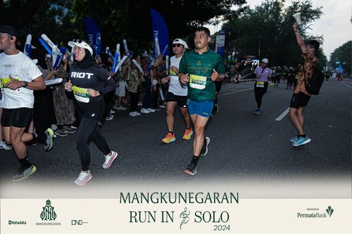 Race photo from Mangkunegaran Run 2024