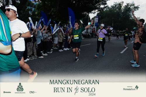 Race photo from Mangkunegaran Run 2024