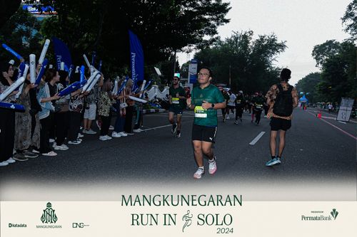Race photo from Mangkunegaran Run 2024