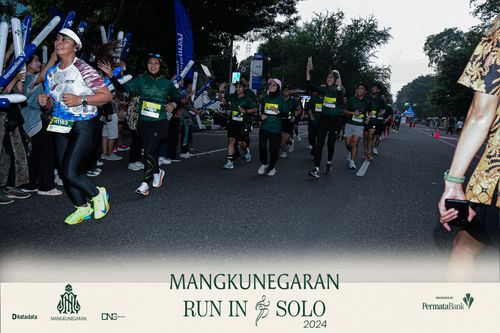 Race photo from Mangkunegaran Run 2024