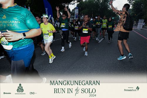 Race photo from Mangkunegaran Run 2024