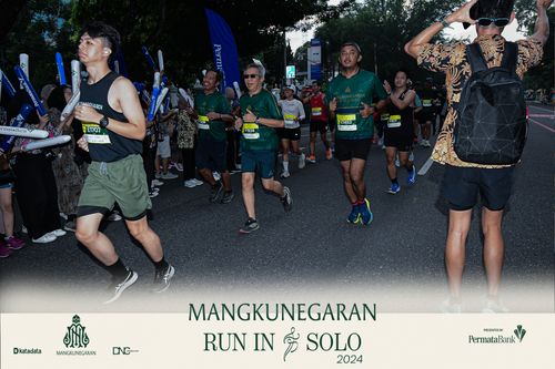 Race photo from Mangkunegaran Run 2024