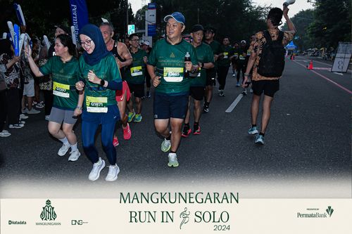 Race photo from Mangkunegaran Run 2024