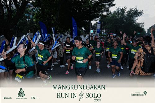 Race photo from Mangkunegaran Run 2024