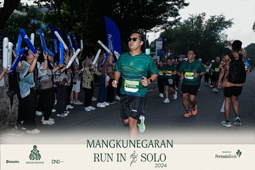 Race photo from Mangkunegaran Run 2024