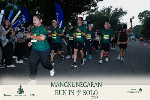 Race photo from Mangkunegaran Run 2024
