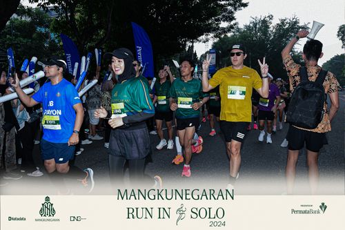 Race photo from Mangkunegaran Run 2024