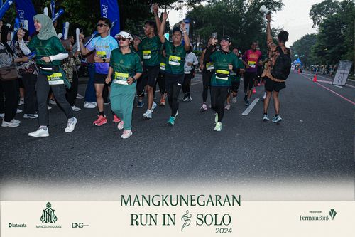 Race photo from Mangkunegaran Run 2024