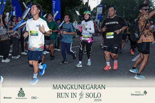 Race photo from Mangkunegaran Run 2024