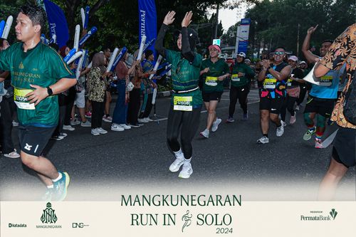 Race photo from Mangkunegaran Run 2024