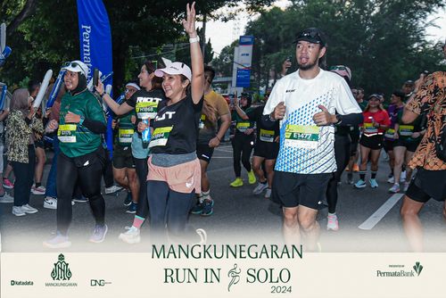 Race photo from Mangkunegaran Run 2024