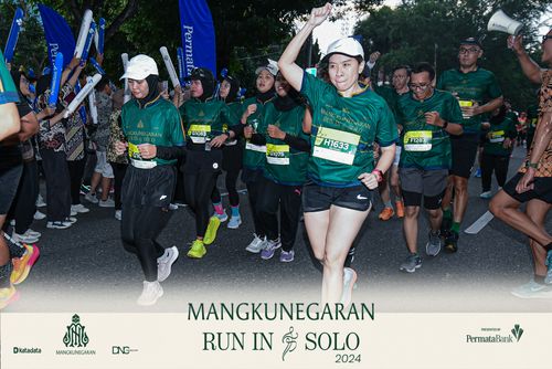 Race photo from Mangkunegaran Run 2024