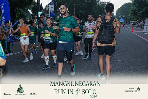 Race photo from Mangkunegaran Run 2024
