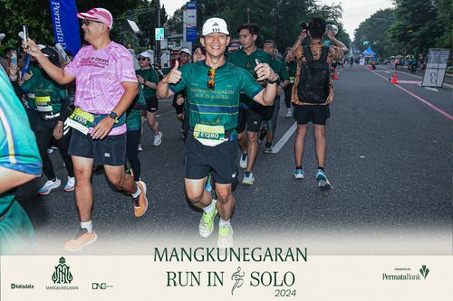 Race photo from Mangkunegaran Run 2024