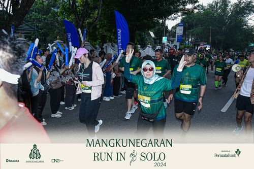 Race photo from Mangkunegaran Run 2024