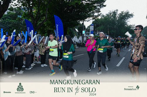 Race photo from Mangkunegaran Run 2024