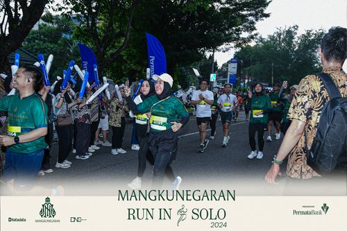 Race photo from Mangkunegaran Run 2024