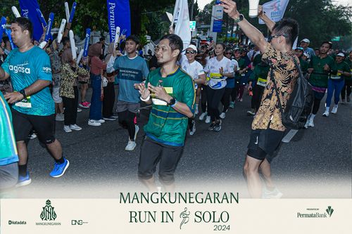 Race photo from Mangkunegaran Run 2024