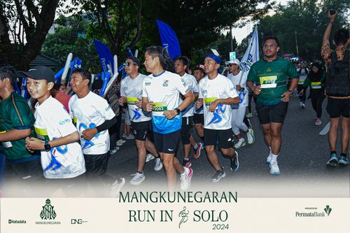 Race photo from Mangkunegaran Run 2024