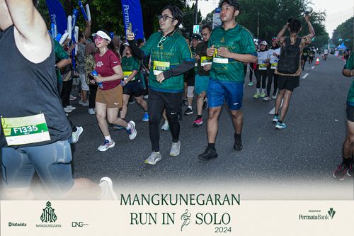 Race photo from Mangkunegaran Run 2024