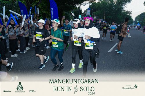 Race photo from Mangkunegaran Run 2024