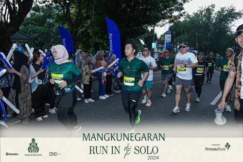 Race photo from Mangkunegaran Run 2024