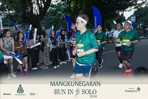Race photo from Mangkunegaran Run 2024